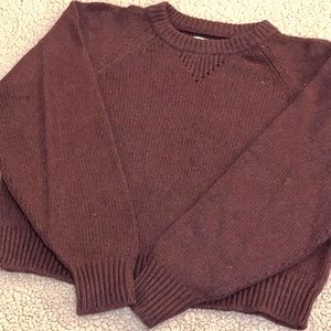 Lou and Grey Knit Burgundy Sweater Size Medium